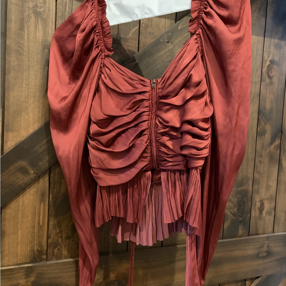 Ulla Johnson Rust Blouse - Picture 11 of 15
